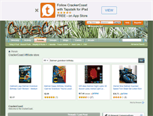 Tablet Screenshot of crackercoast.com